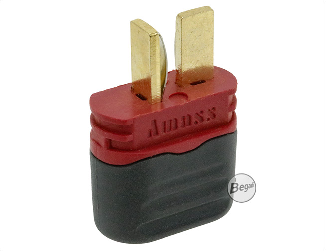DEAN / T-Stecker, 2teilig, männlich, vergoldet, mit Isolierkappe – Produktansicht 3