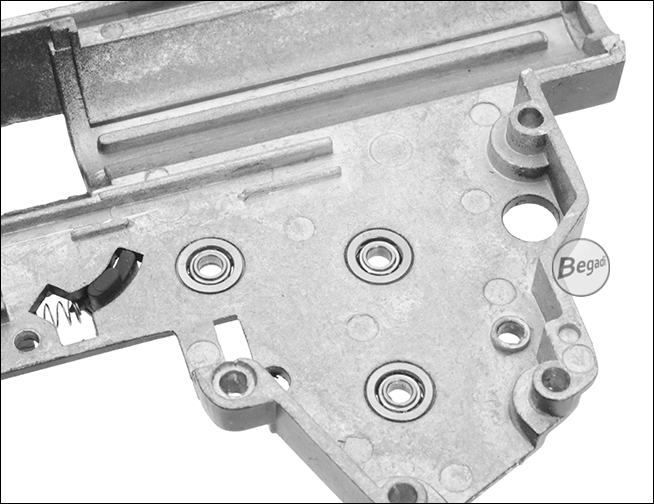Begadi 7mm Stahl-Kugellager in einer Gearbox – Anwendungsbeispiel 2