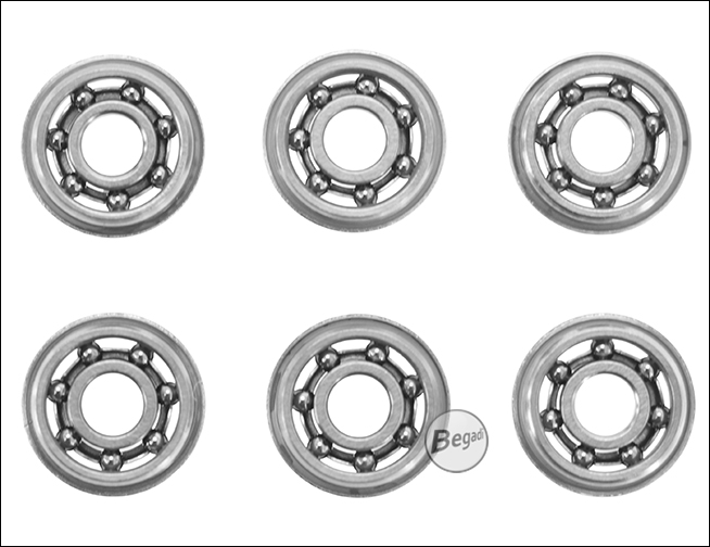 Begadi 8mm Stahl-Kugellager für Gearbox Shells – Produktansicht 2