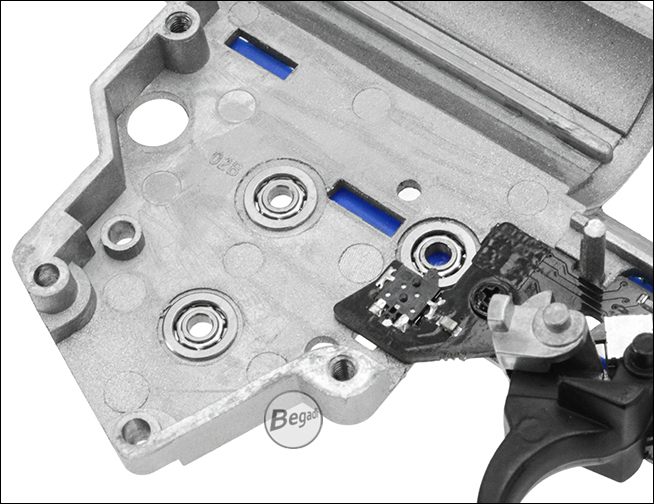Begadi 8mm Stahl-Kugellager in einer Gearbox – Anwendungsbeispiel 1