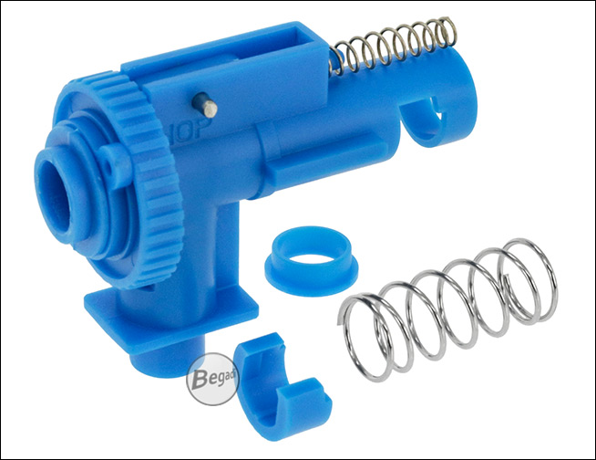 Begadi M4/M16 Kunststoff Rotary HopUp Unit Set in Blau – Produktansicht 1
