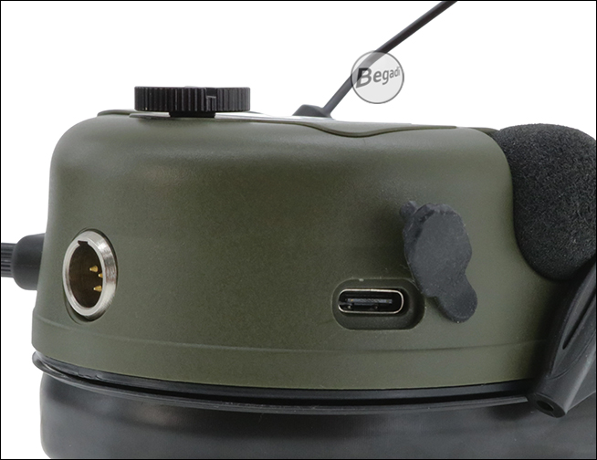 Begadi HS1 Headset in Olive – Produktansicht
