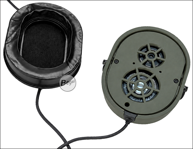 Begadi HS1 Headset in Olive – Produktansicht