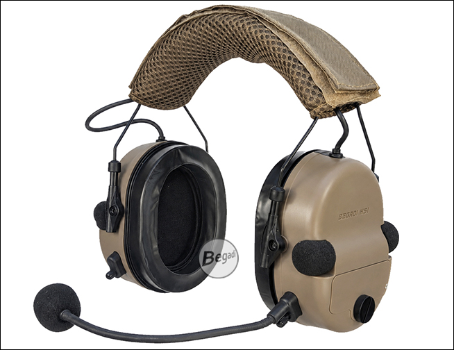Begadi HS1 Headset in Tan – Produktansicht