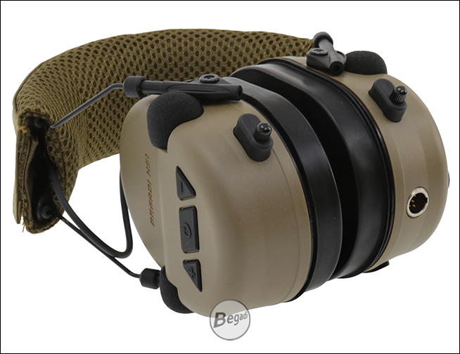 Begadi HS1 Headset in Tan – Produktansicht