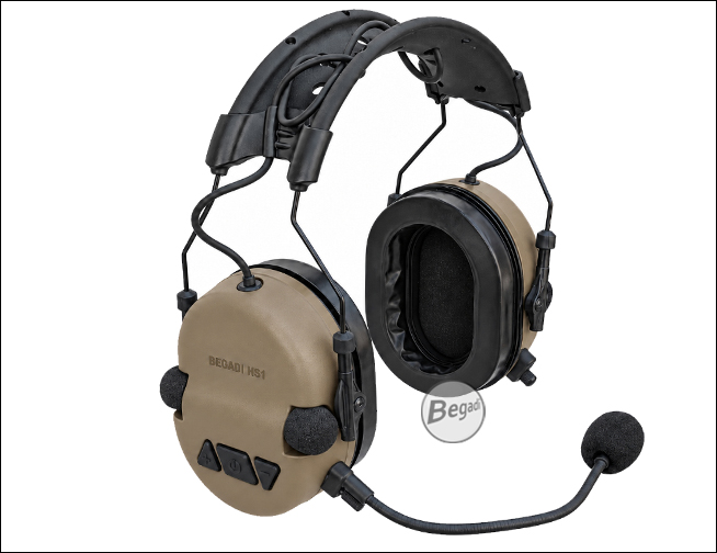 Begadi HS1 Headset in Tan – Produktansicht