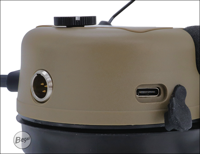 Begadi HS1 Headset in Tan – Produktansicht
