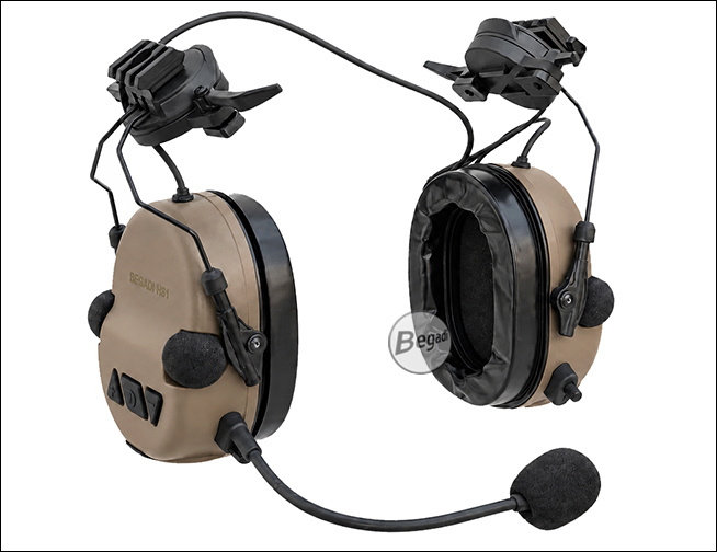 Begadi HS1 Headset in Tan – Produktansicht