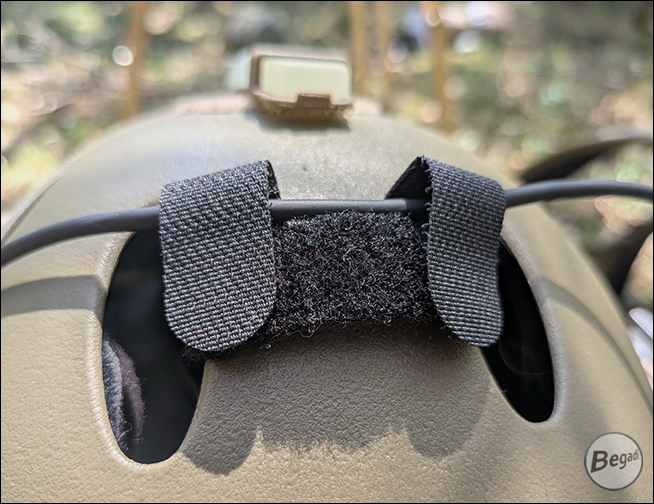 Begadi HS1 Headset in Schwarz – Anwendungsbeispiel mit Helmmontage