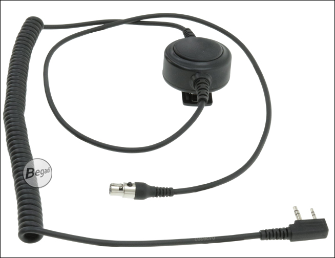 Begadi HS1 PTT-Einheit für Kenwood PMR – Produktansicht