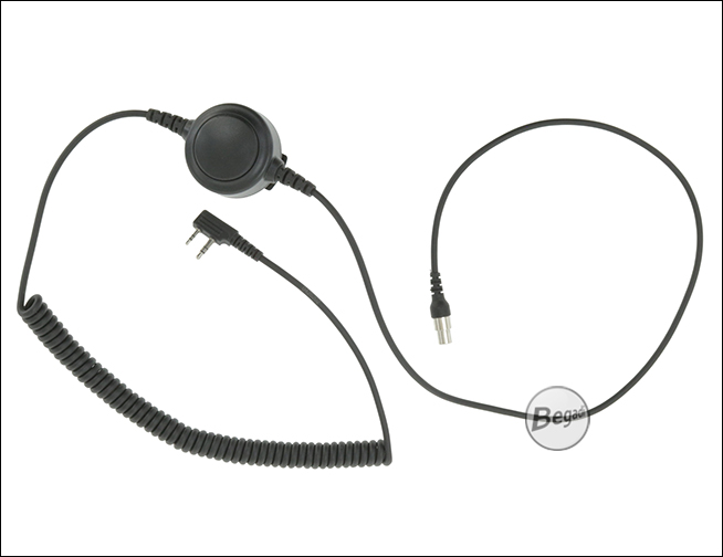 Begadi HS1 PTT-Einheit für Kenwood PMR – Produktansicht