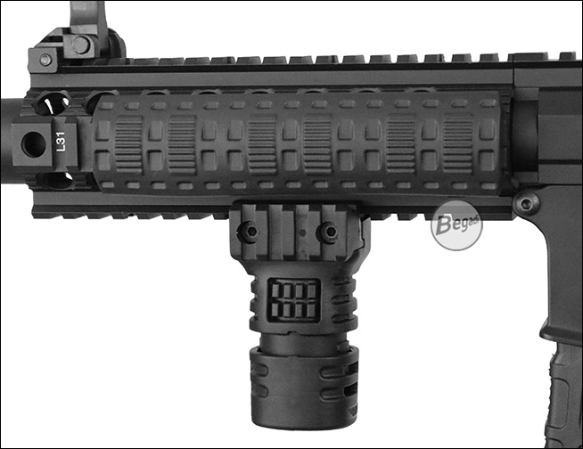 DLG Rubberized Fore Grip / Frontgriff für 21mm Rails  - BEGADI