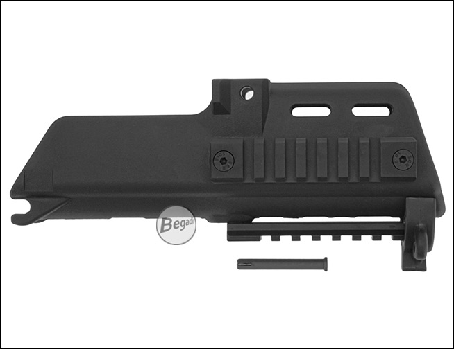 S&T ST316 Handguard - Detailansicht der Oberseite und Montagepunkte