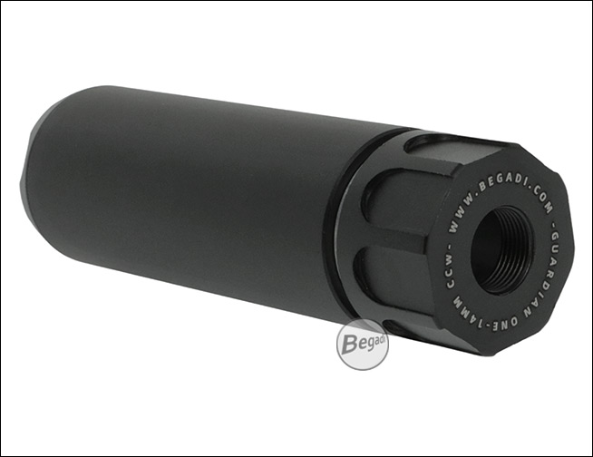 Begadi "Guardian One" Aluminium Silencer mit 14mm CCW Gewinde - Produktansicht 4