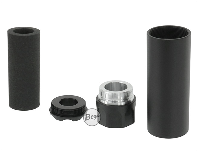 Begadi "Guardian One" Aluminium Silencer mit 14mm CCW Gewinde - Produktansicht 8