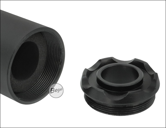 Begadi "Guardian One" Aluminium Silencer mit 14mm CCW Gewinde - Produktansicht 9