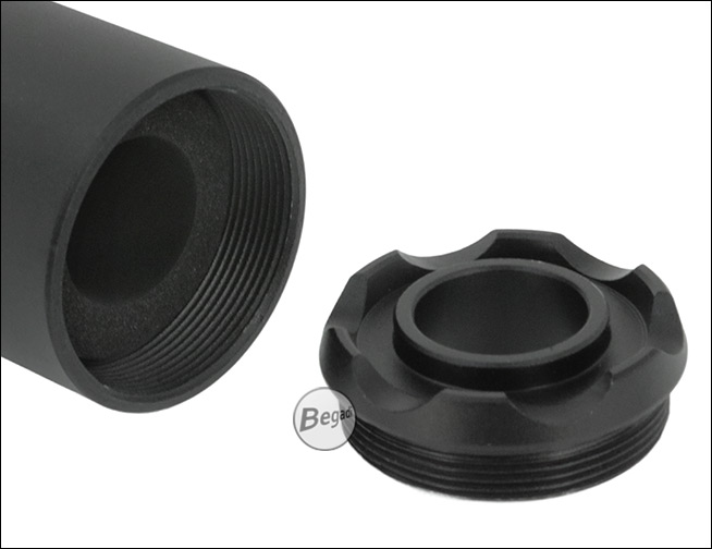 Begadi "Guardian Two" Aluminium Silencer mit 14mm CCW Gewinde - Produktansicht 7