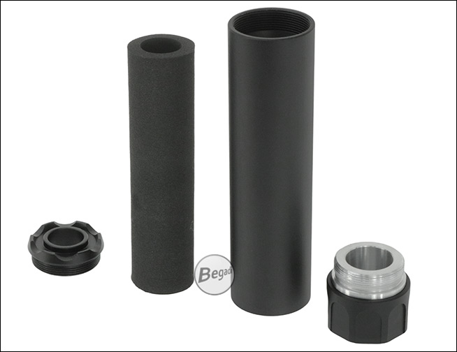 Begadi "Guardian Two" Aluminium Silencer mit 14mm CCW Gewinde - Produktansicht 8