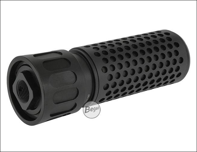 Begadi "Codetalker" Aluminium QD Silencer mit Flashhider und 14mm CCW Gewinde - Produktansicht 4