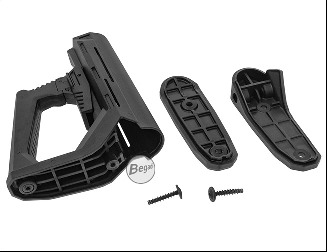 Begadi Universal M4 Schaft Strongarm in Schwarz – Produktansicht 10