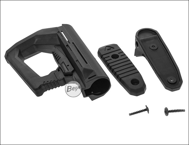 Begadi Universal M4 Schaft Strongarm in Schwarz – Produktansicht 12