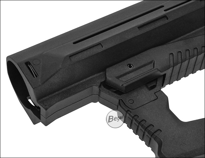 Begadi Universal M4 Schaft Strongarm in Schwarz – Produktansicht 9