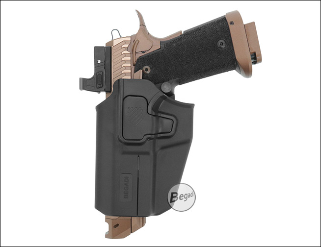 Begadi Universal Holster links – Anwendungsbeispiel 14