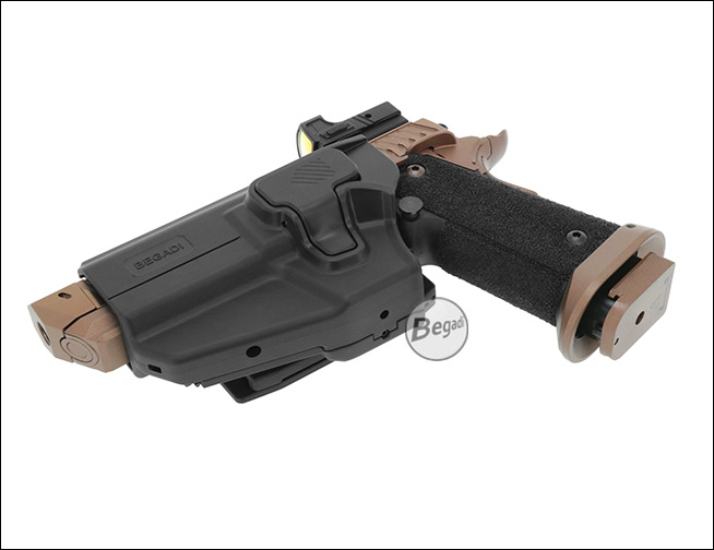 Begadi Universal Holster links – Anwendungsbeispiel 16