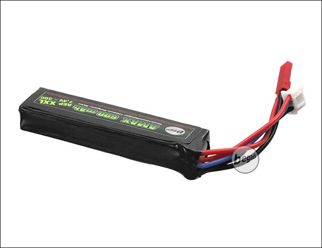 BEGADI - Begadi AMAX AEP LiPo Akku 7,4V 600mAh 30C mit JST