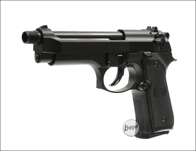 kjw m9 gbb schwarz gas version mit 14mm gewinde frei ab 18 j kj works m9