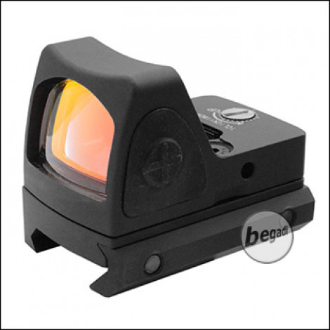 Begadi Micro Dot Gen.2 (19mm) mit 2 Montagen & Schutzcover -schwarz-
