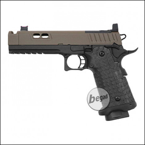 Army Armament R604 HiCapa GBB inkl. RedDot Mount -Brown Slide Edition- (frei ab 18 J.)