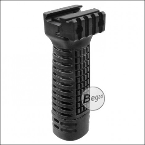 DLG Utility Fore Grip / Frontgriff für 21mm Rails inkl. optinaler Zusatzrail (Nylon Fiber) -13cm / lang-