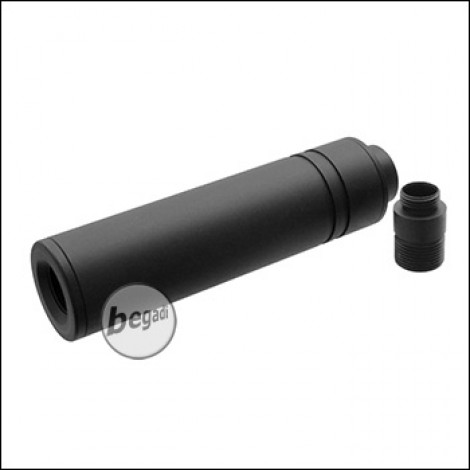 SLONG Slim Silencer 106x27mm, inkl. GBB Silencer Adapter -blank-