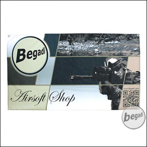 Begadi Fahne "Airsoft", Fotodruck, 60x120cm, mit Ösen