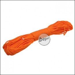 BE-X Paracord "Bright orange", 550lbs, 30m