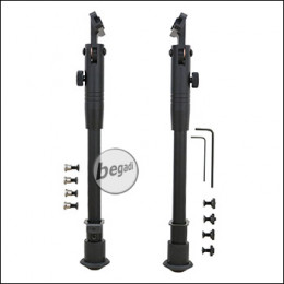 Begadi "Multi Purpose Sniper" Zweibein / Bipod, Sidemount Edition, für M-LOK & Keymod Systeme -schwarz-