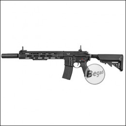 E&C SMR16 14,5" Carbine -GEN.4- S-AEG mit Begadi CORE EFCS / Mosfet, PRO HopUp & QD Silencer - schwarz (frei ab 18 J.)