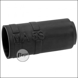 Begadi PRO 70° "MAG5 SHORT" AEG R-Hop Bucking / Gummi (Air Sealed, für ca. 5mm Lauffenster) -schwarz-