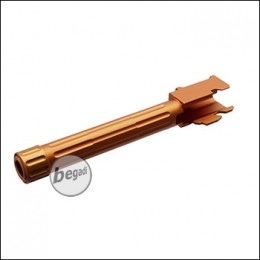 5KU Lightweight Outerbarrel mit Gewinde & Cover für TM / KJW / WE G17 -gold/orange- [GB-449-G]