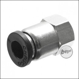 EPeS HPA 6mm Schlauch Kupplung mit Schraubsicherung M6 [E030-M6-INN]