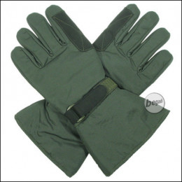 BE-X Mikrofaser Handschuhe, lange Stulpe, Olive