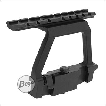 Begadi QD Side Mount / Seitenmontage für AK & SVD Modelle (AK 74 / AKM / AKS / SVD / SVU) - mit 134mm Rail