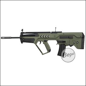 S&T T21 "FLAT-TOP" Upgrade S-AEG mit FSWS, Begadi CORE EFCS / Mosfet, Mamba Motor & PRO HopUp -olive- (frei ab 18 J.)