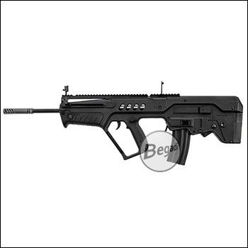 S&T T21 "FLAT-TOP" Upgrade S-AEG mit FSWS, Begadi CORE EFCS / Mosfet, Mamba Motor & PRO HopUp -schwarz- (frei ab 18 J.)