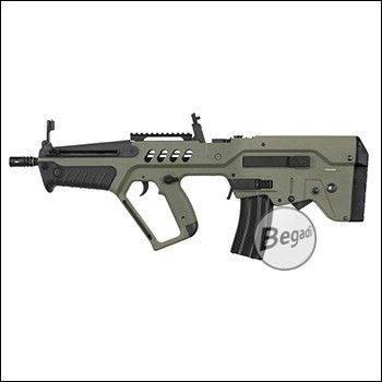 S&T T21 "CARBINE" Upgrade S-AEG mit FSWS, Begadi CORE EFCS / Mosfet, Mamba Motor & PRO HopUp -olive- (frei ab 18 J.)