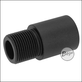 Begadi Silencer / Gewinde Adapter 14mm CW auf 14mm CCW für z.B. S&T / Ares ST316 Serie
