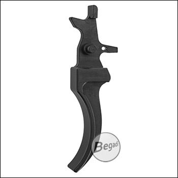 Begadi Curved Trigger, CNC-gefräst, für für MOD 5 (S)AEGs – schwarz