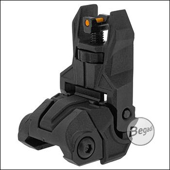Begadi FlipUp Front Sight mit Lichtsammler / Fiber Optik (orange)