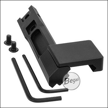 Begadi 45° Offset Montage für B300 & B600 Dummy Light, Picatinny Version (lang)